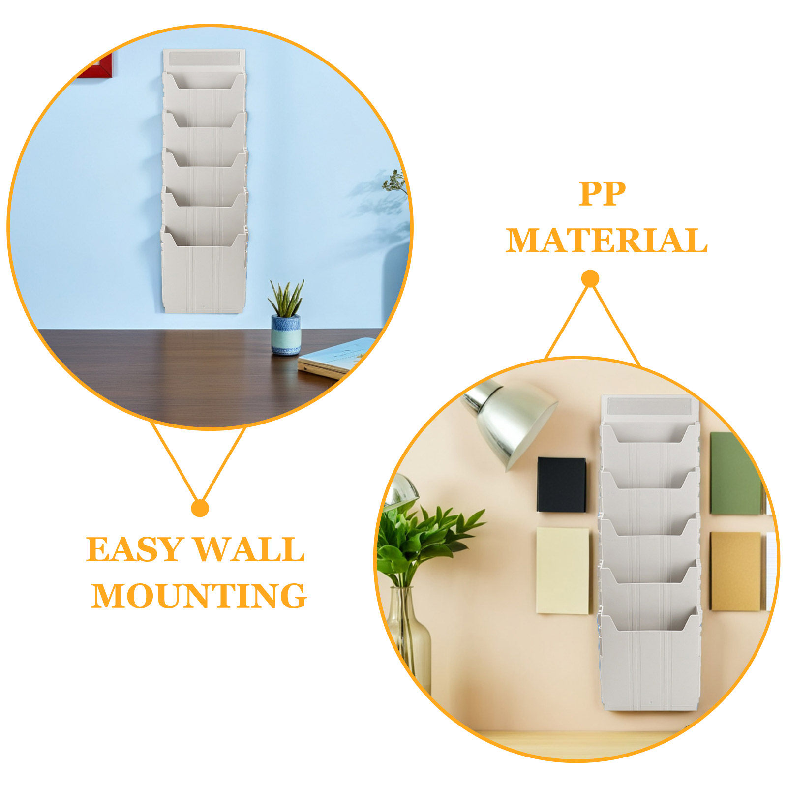 Wall Mounted File Organizer Ad - огляд і ціна Magazine Holder Rack