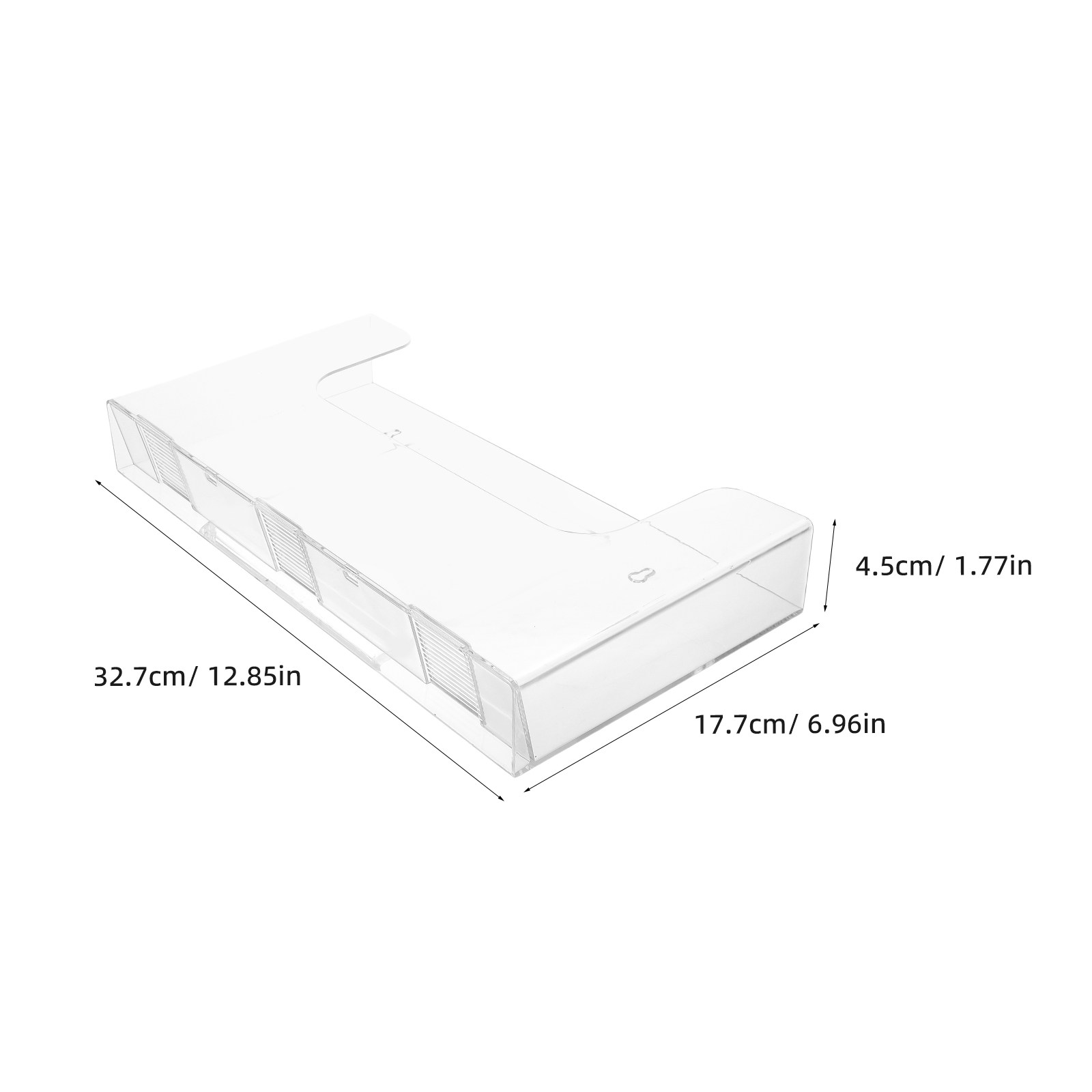 2Pcs Acrylic Wall File Holder  - огляд і ціна Magazine Holder Rack