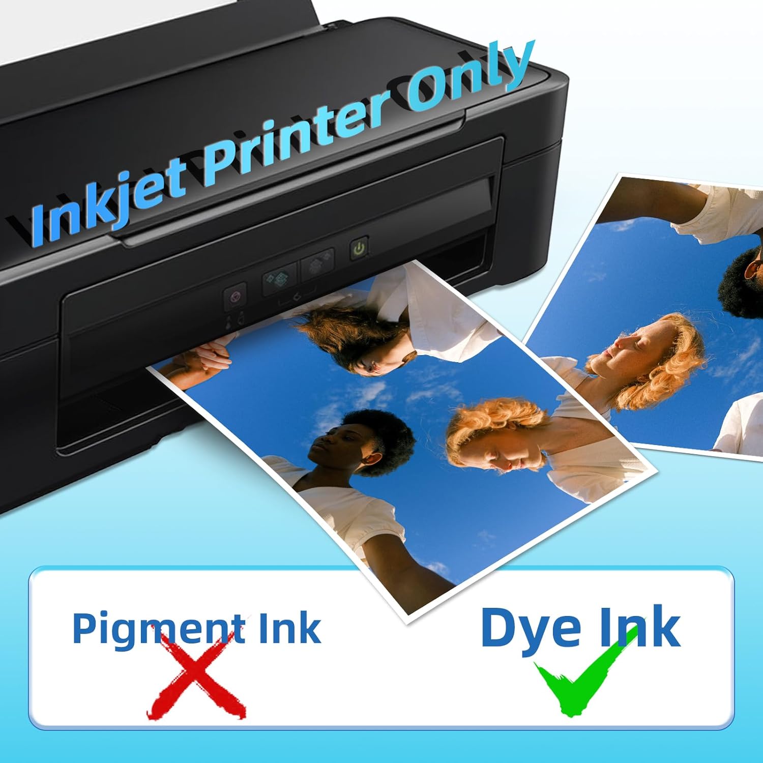 Adhesive Glossy Photo Paper A4 - огляд і ціна Ink Blotter Paper