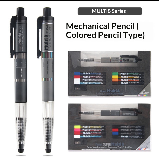 Pentel Multi 8 in 1 Color Mech - огляд і ціна Staedtler Pencil Lumocolor