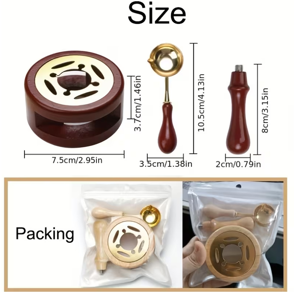 Custom Wax Seal Stamp Kit Pers - огляд і ціна Wax Seal Stamp Set