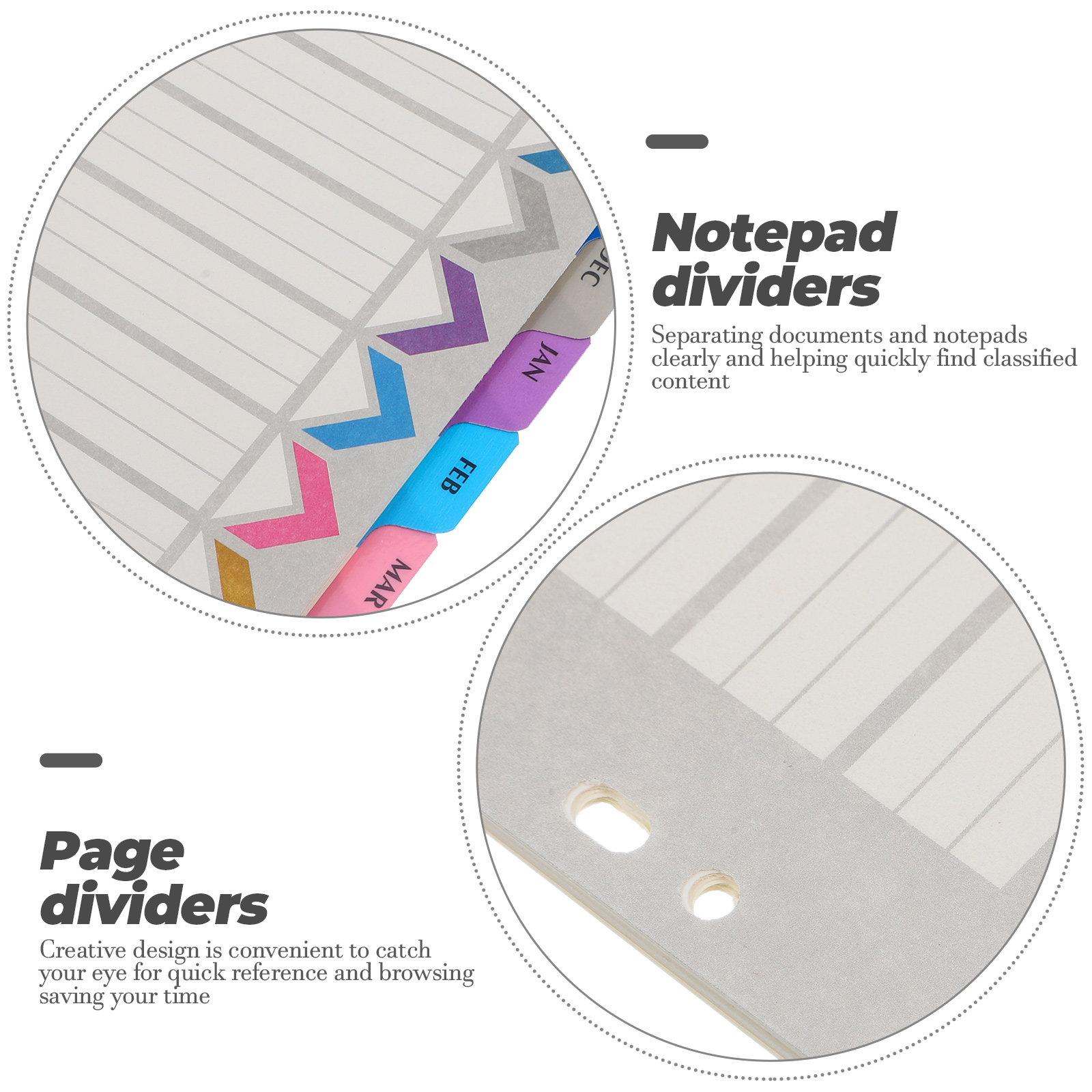 12Sheets Index Dividers Binder - огляд і ціна Tab Divider A4