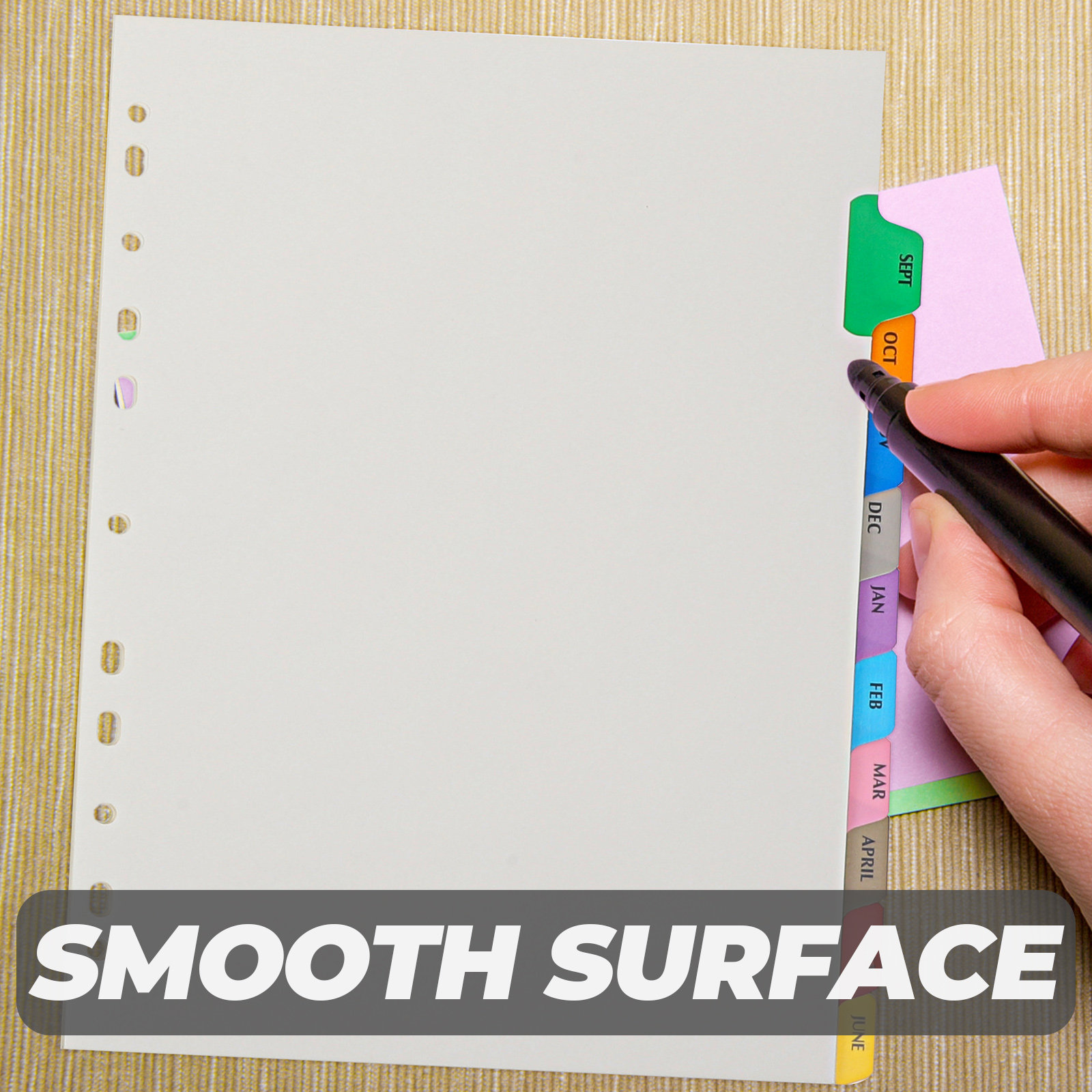 12Sheets Index Dividers Binder - огляд і ціна Tab Divider A4