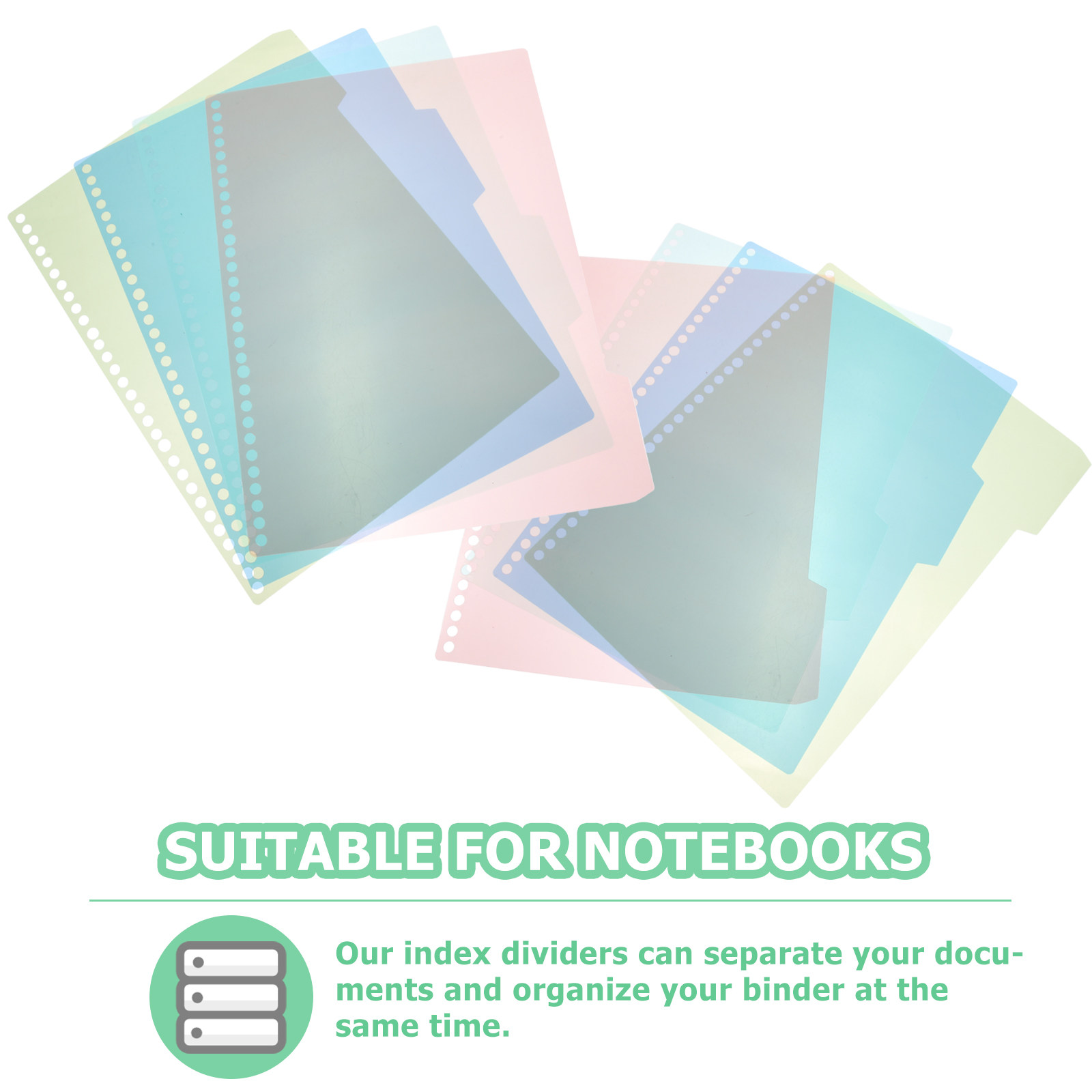 6Sets Bright Colored PP Index  - огляд і ціна Tab Divider A4