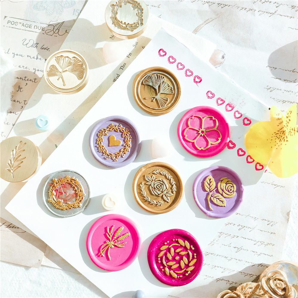 Wax Seal Stamp Head Flower Sta - огляд і ціна Wax Seal Stamp Set