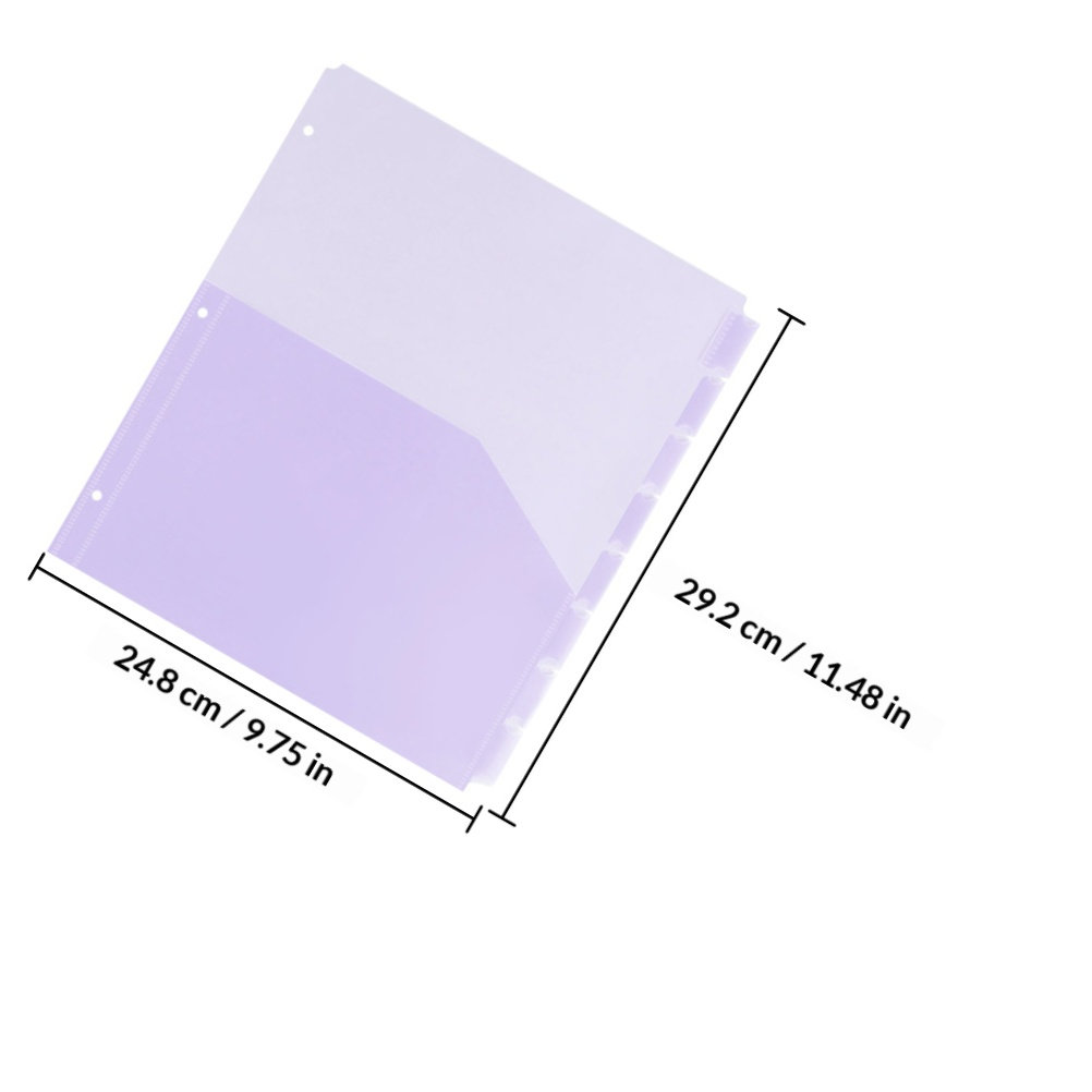 2Sets A4 PP Plastic Pocket Bin - огляд і ціна Tab Divider A4