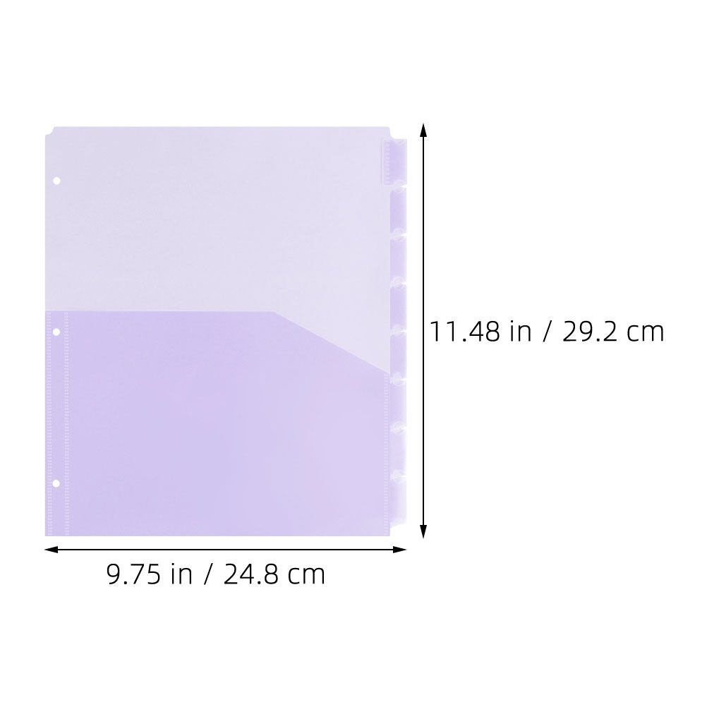 2Sets PP Plastic A4 Binder Div - огляд і ціна Tab Divider A4