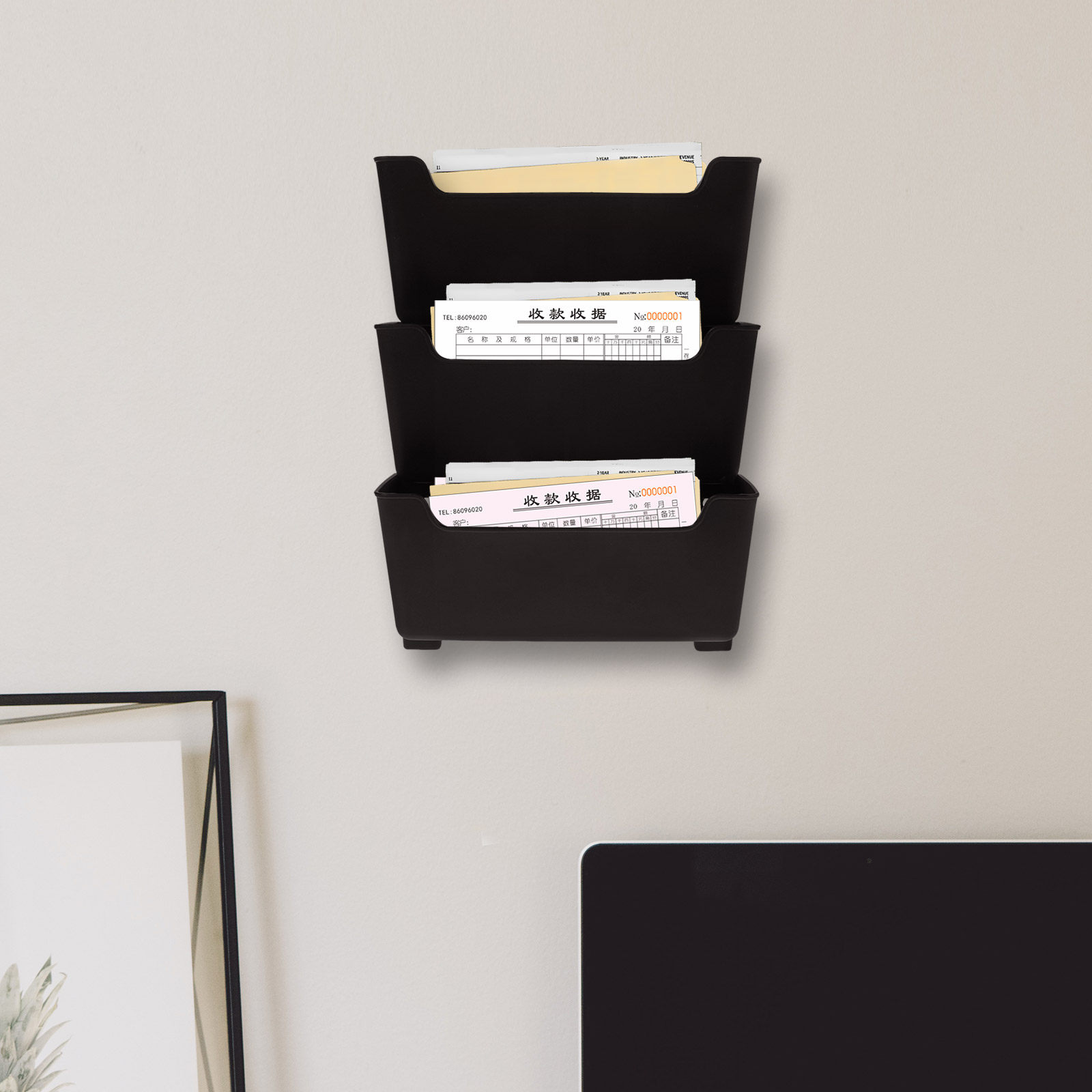 1Set Wall File Organizer Rack  - огляд і ціна Magazine Holder Rack