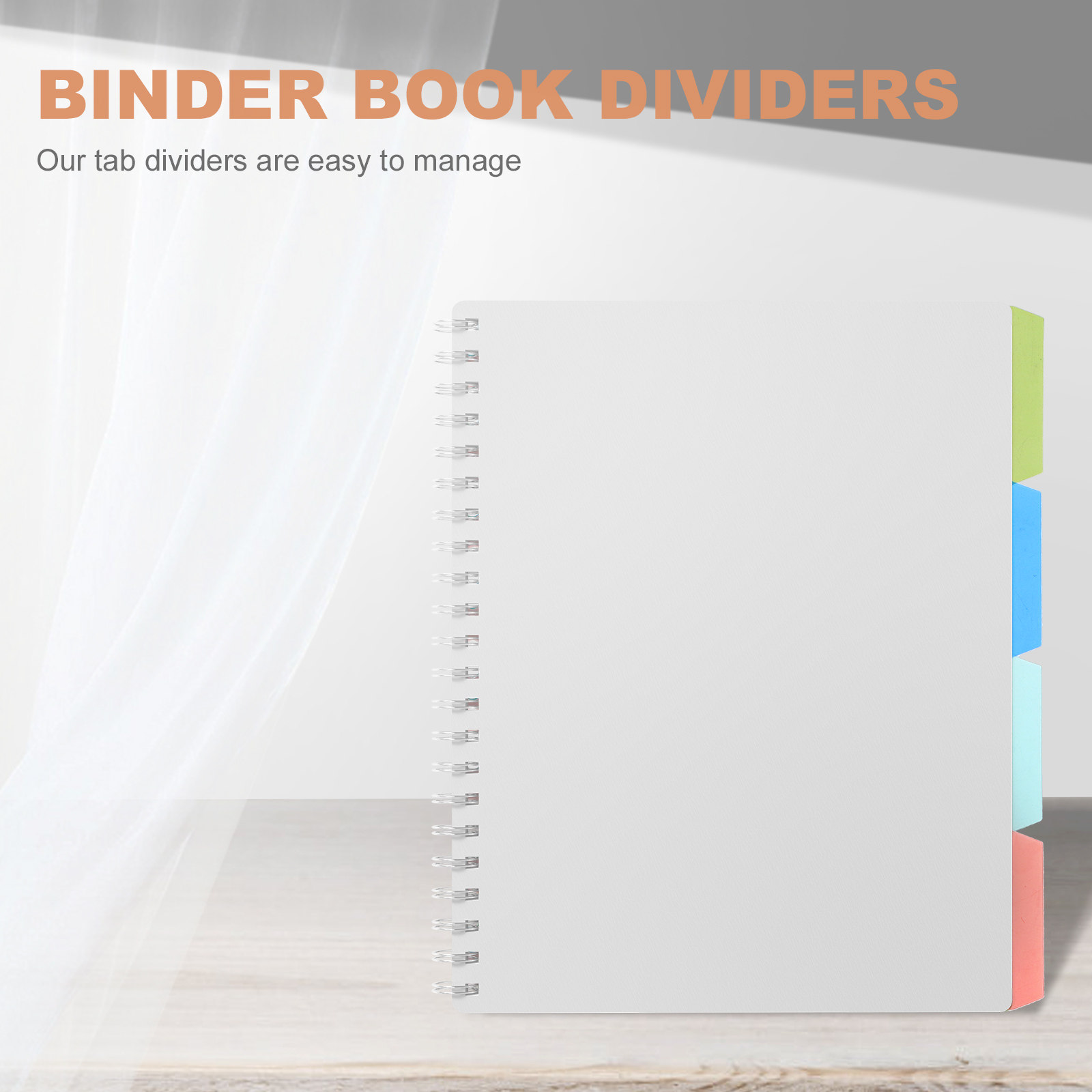 4Sets Sturdy Plastic Notepad D - огляд і ціна Tab Divider A4
