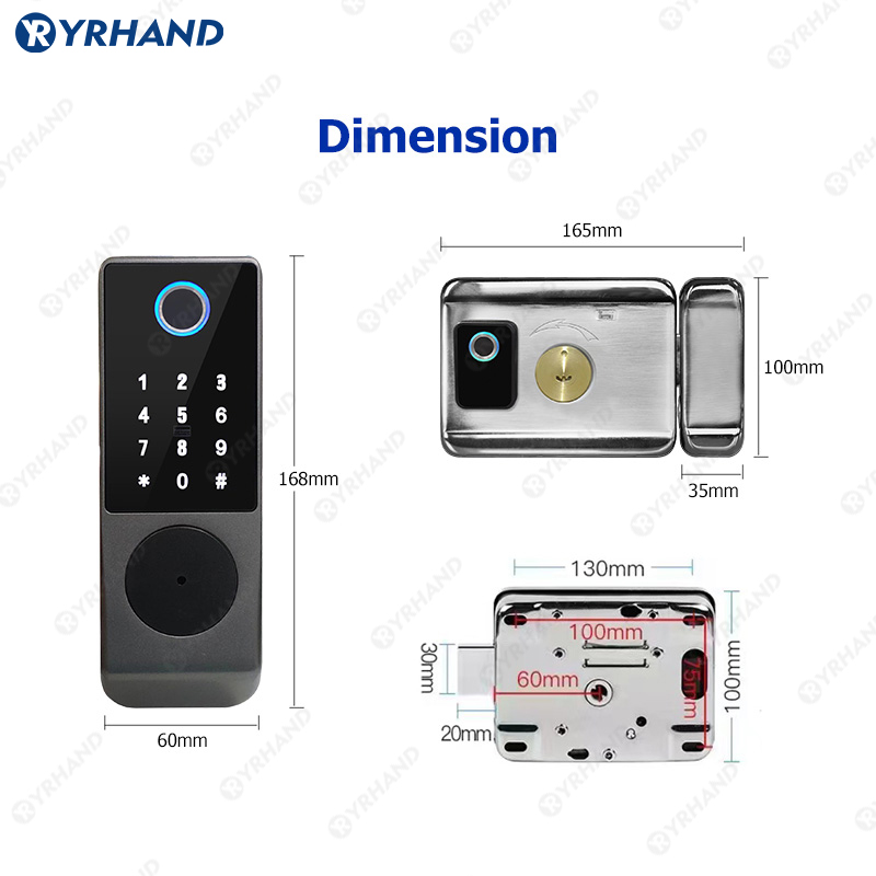 Tuya Smart lock Waterproof Wif - огляд і ціна Letter Opener Brass